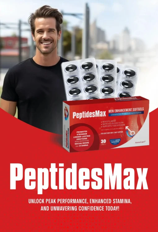 AnnieCare® Peptidesmax Men Max Strength and Vitality Softgels - Image 3